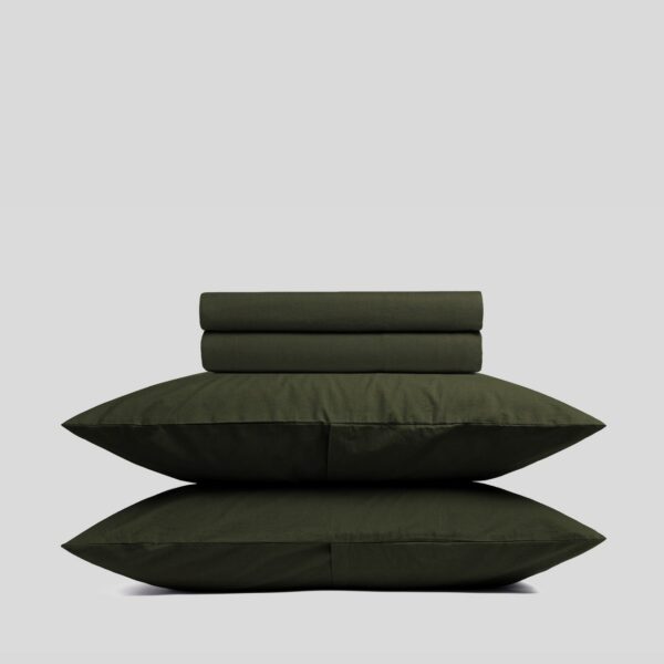 Evergreen Brushed Cotton Sheet Set
