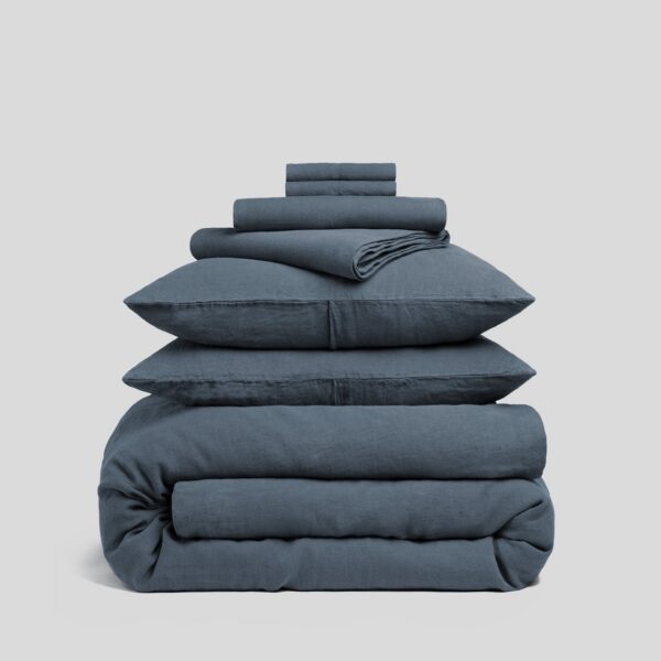 Dusk Washed Linen Bed Bundle