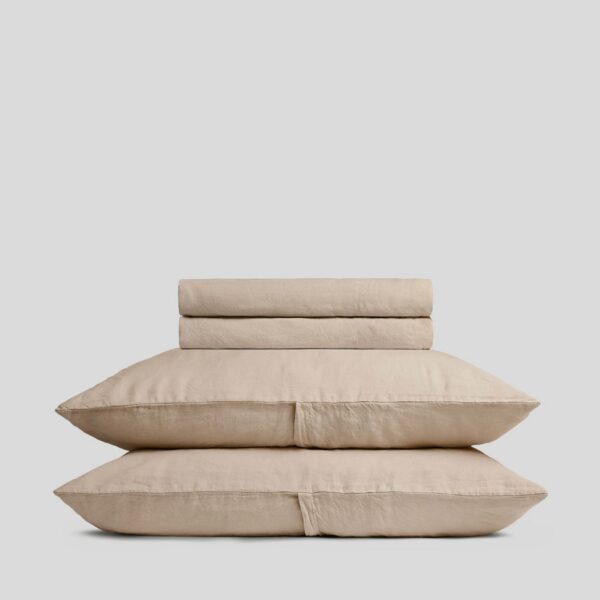 Toast Linen Sheet Set
